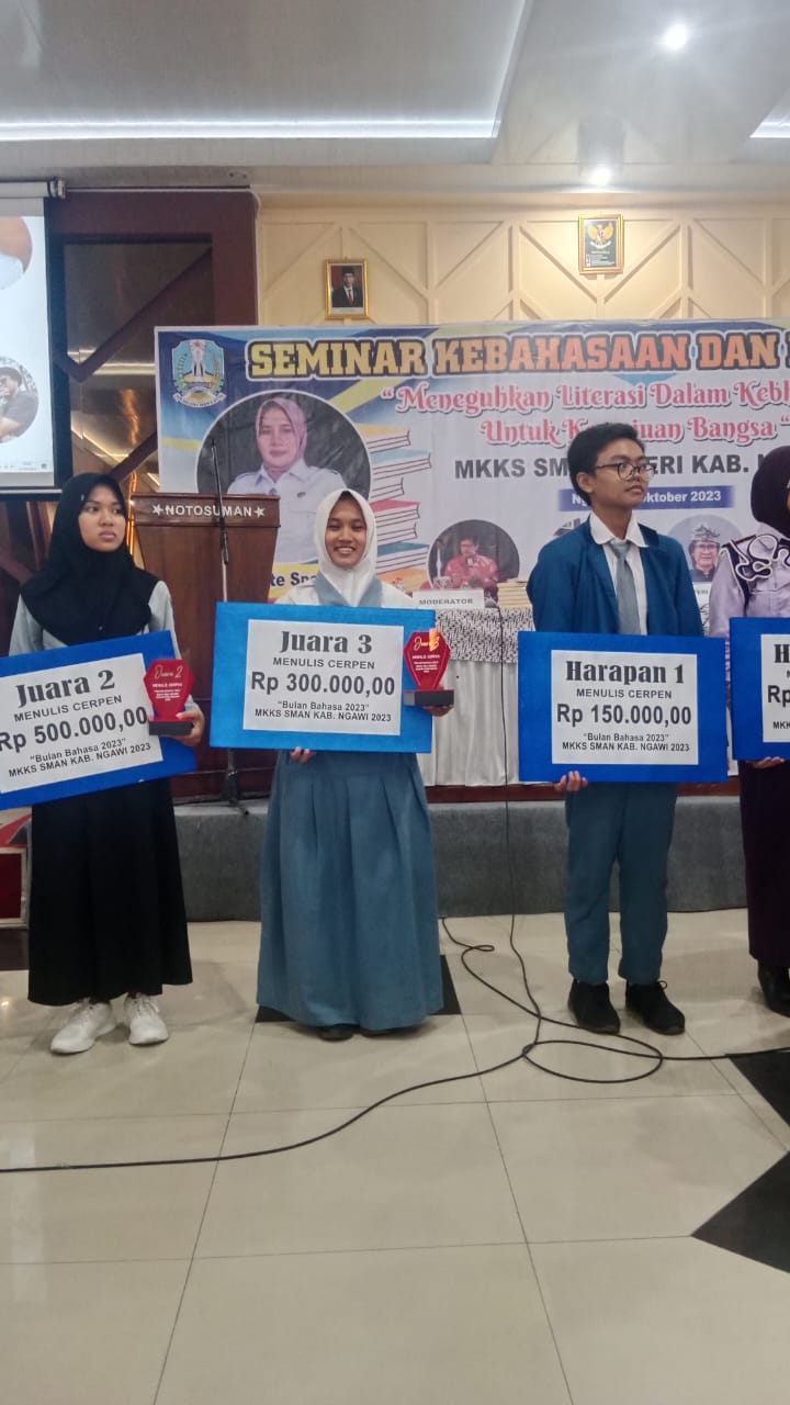 LOMBA MENULIS KREATIF BULAN BAHASA MKKS NGAWI SE CABDIN MADIUN