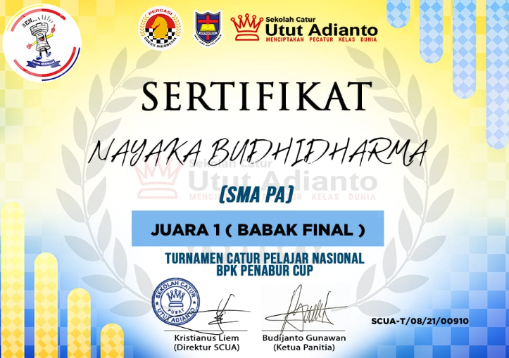 Turnamen Catur Pelajar Nasional BPK Penabur Cup