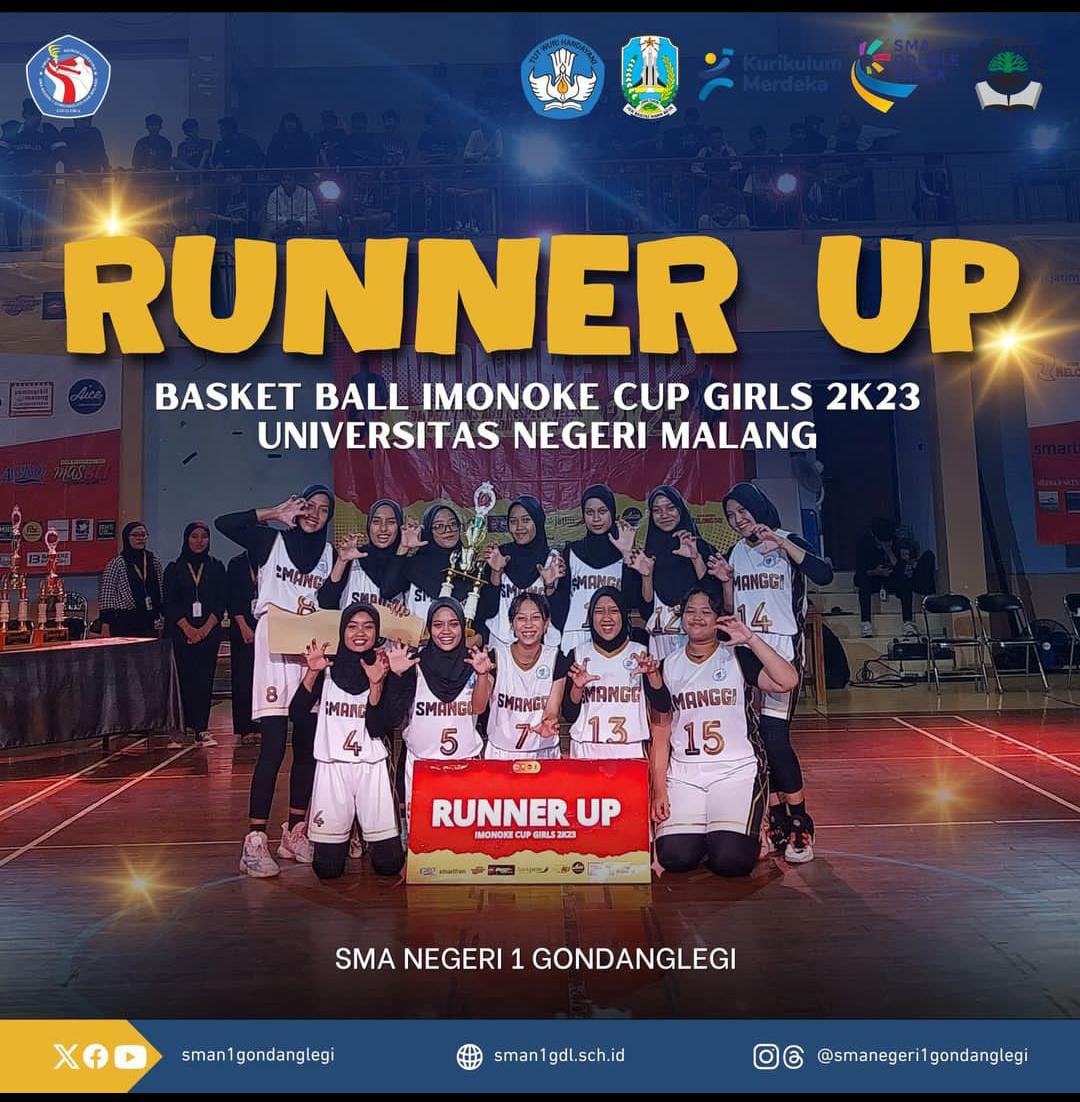 Runner Up Imonoke cup Girls 2023