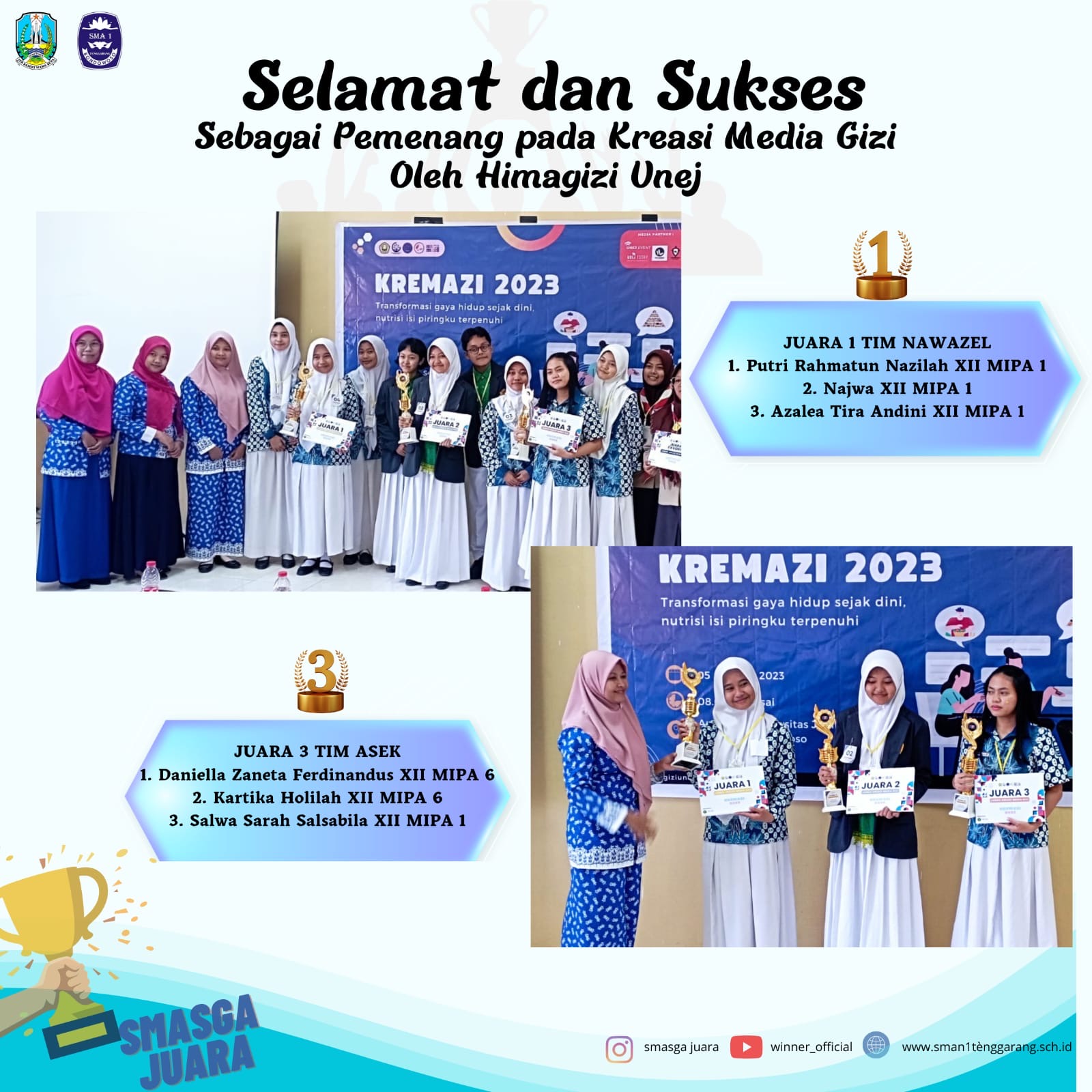 Juara 1 Media Kreasi Media Gizi