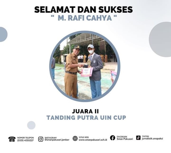 Juara 2 Tanding Putra UIN CUP