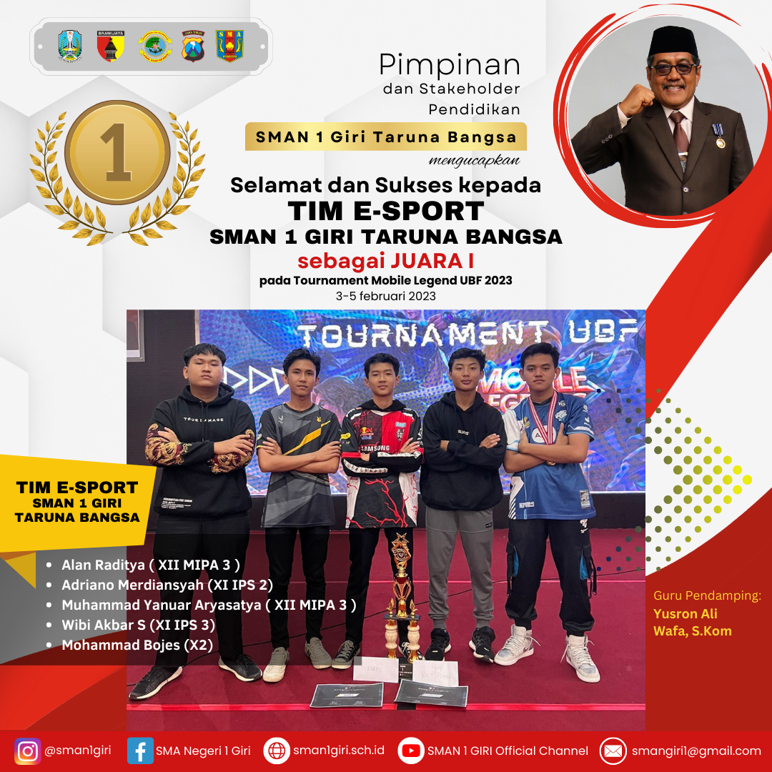 JUARA 1 TURNAMEN MOBILE LEGEND UBF 