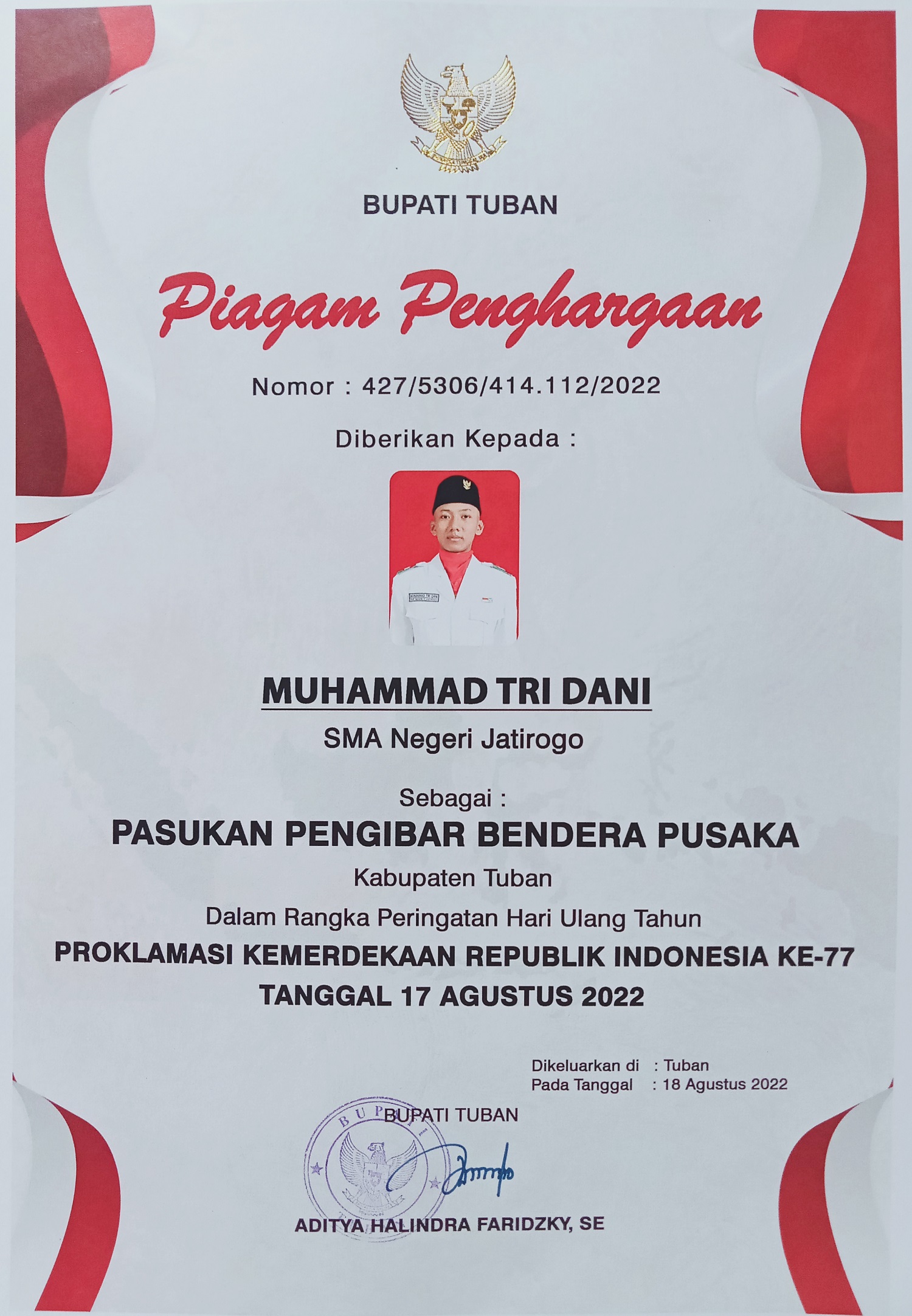 PASKIBRAKA KABUPATEN TUBAN