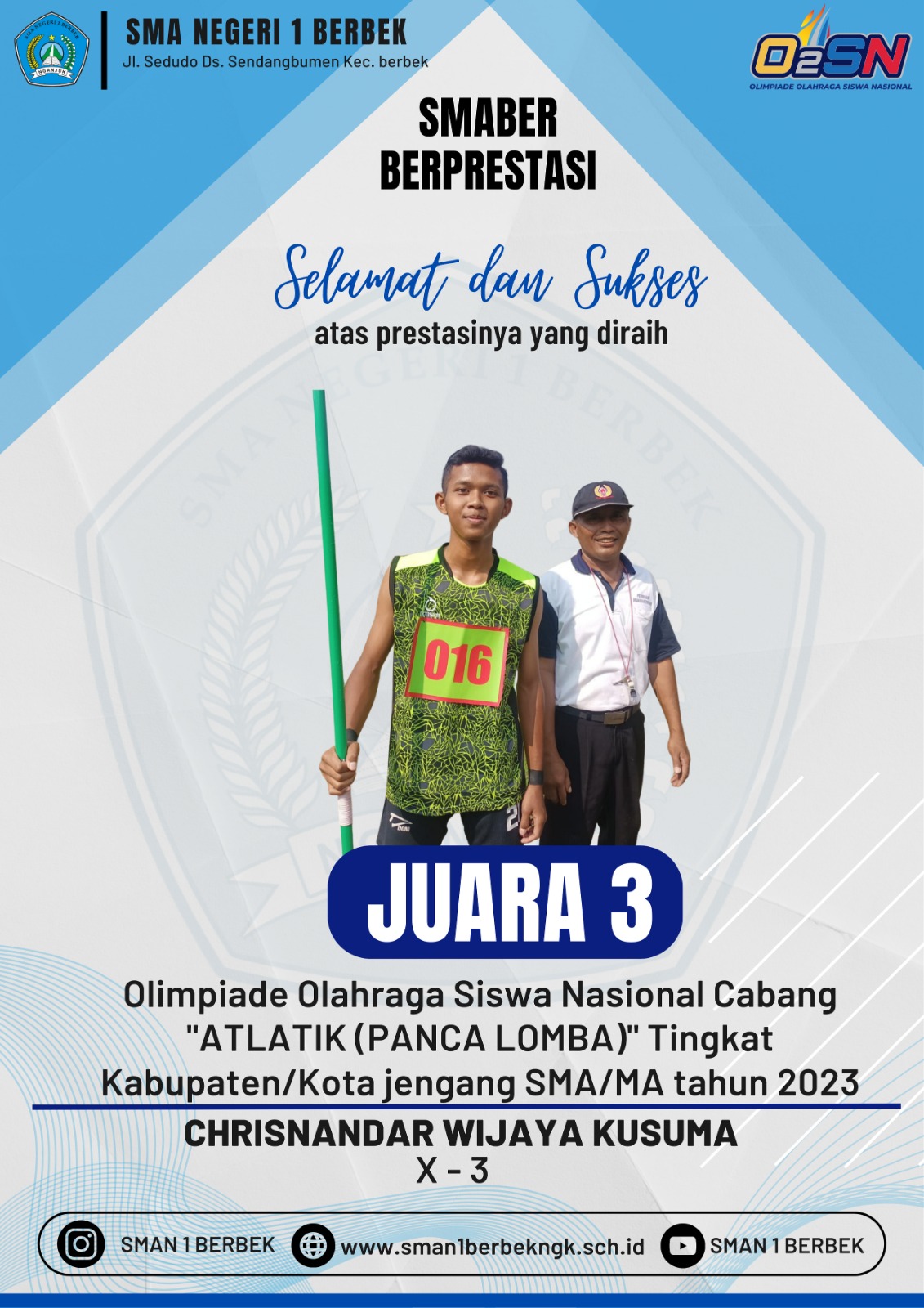 Olimpiade Olahraga Siswa Nasional Cabang Atletik (Panca Lomba)