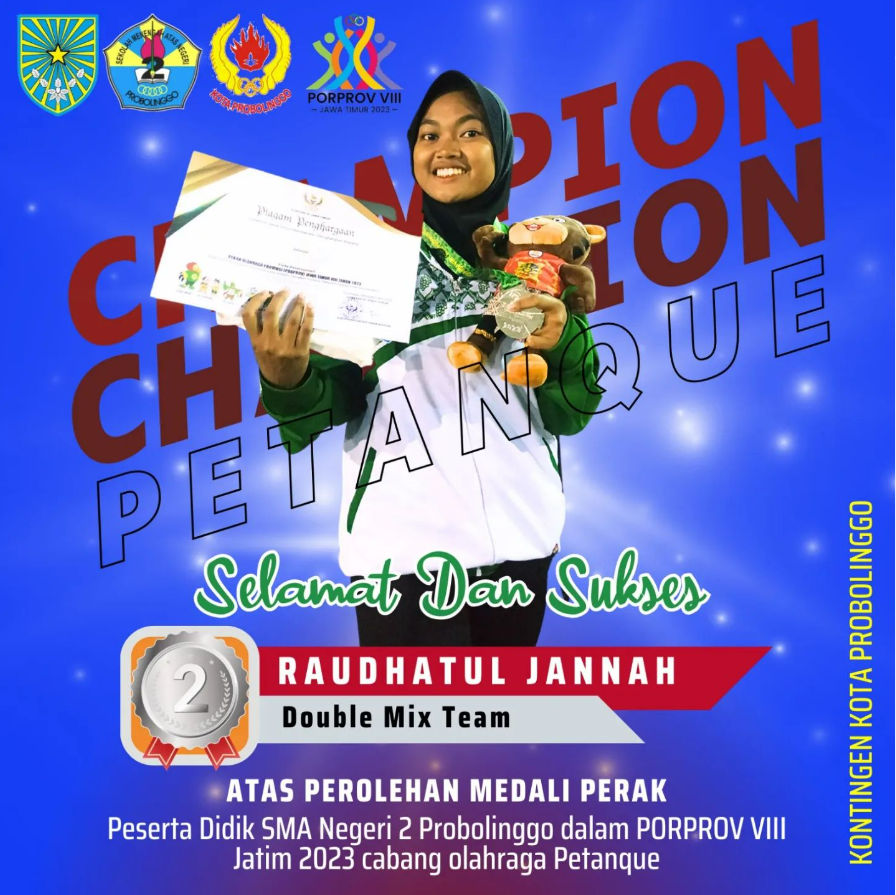 PORPROV VIII JATIM 2023 CABOR PETANQUE DOUBLE MIX TEAM