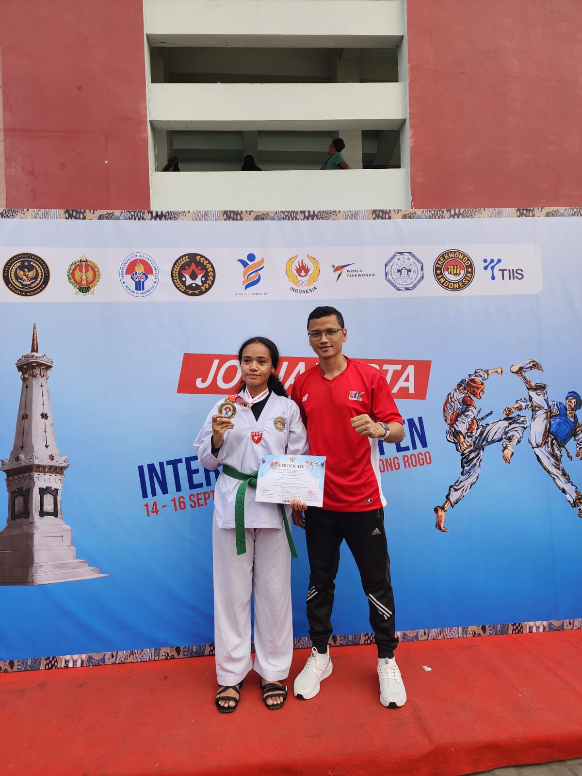 Juara 1 Yogyakarta International Taekwondo Open 2023