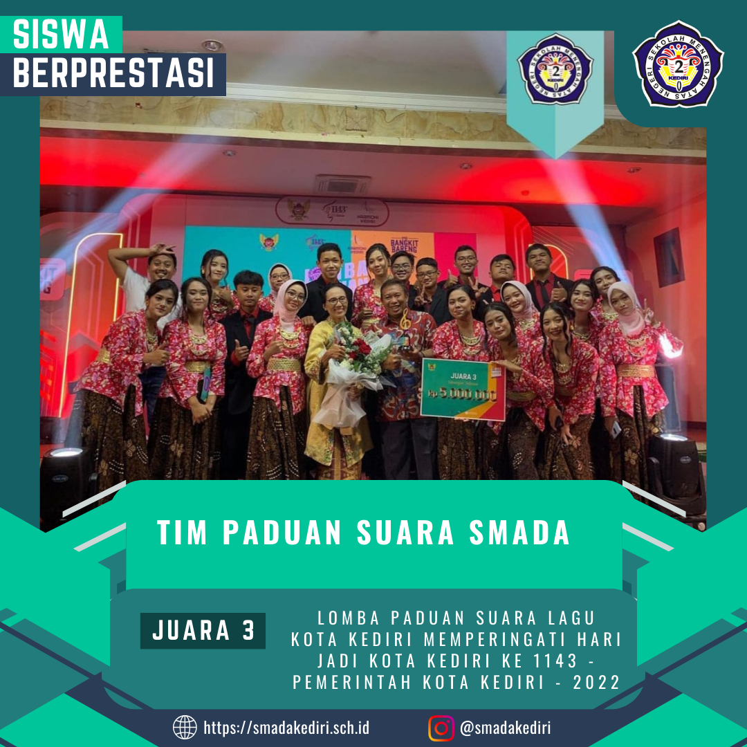 LOMBA PADUAN SUARA LAGU KOTA KEDIRI MEMPERINGATI HARI JADI KOTA KEDIRI KE 1143