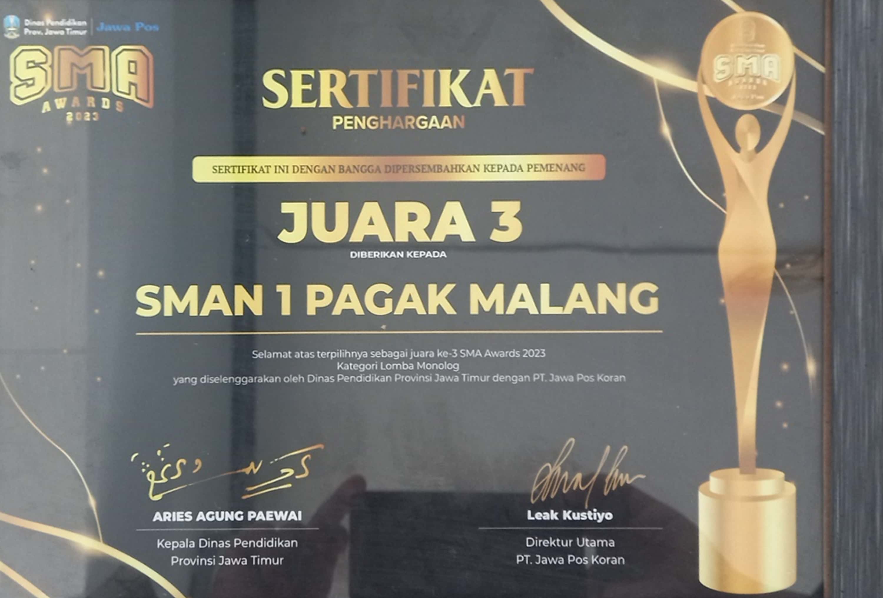 MONOLOG SMA AWARDS
