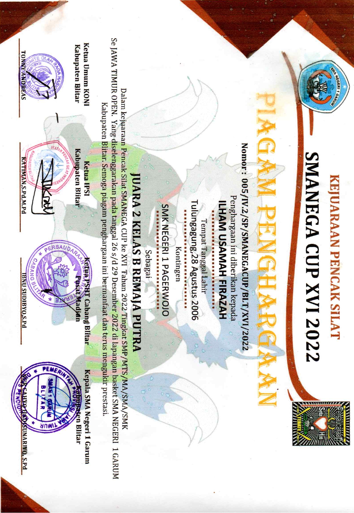 kejuaraan pencak silat 