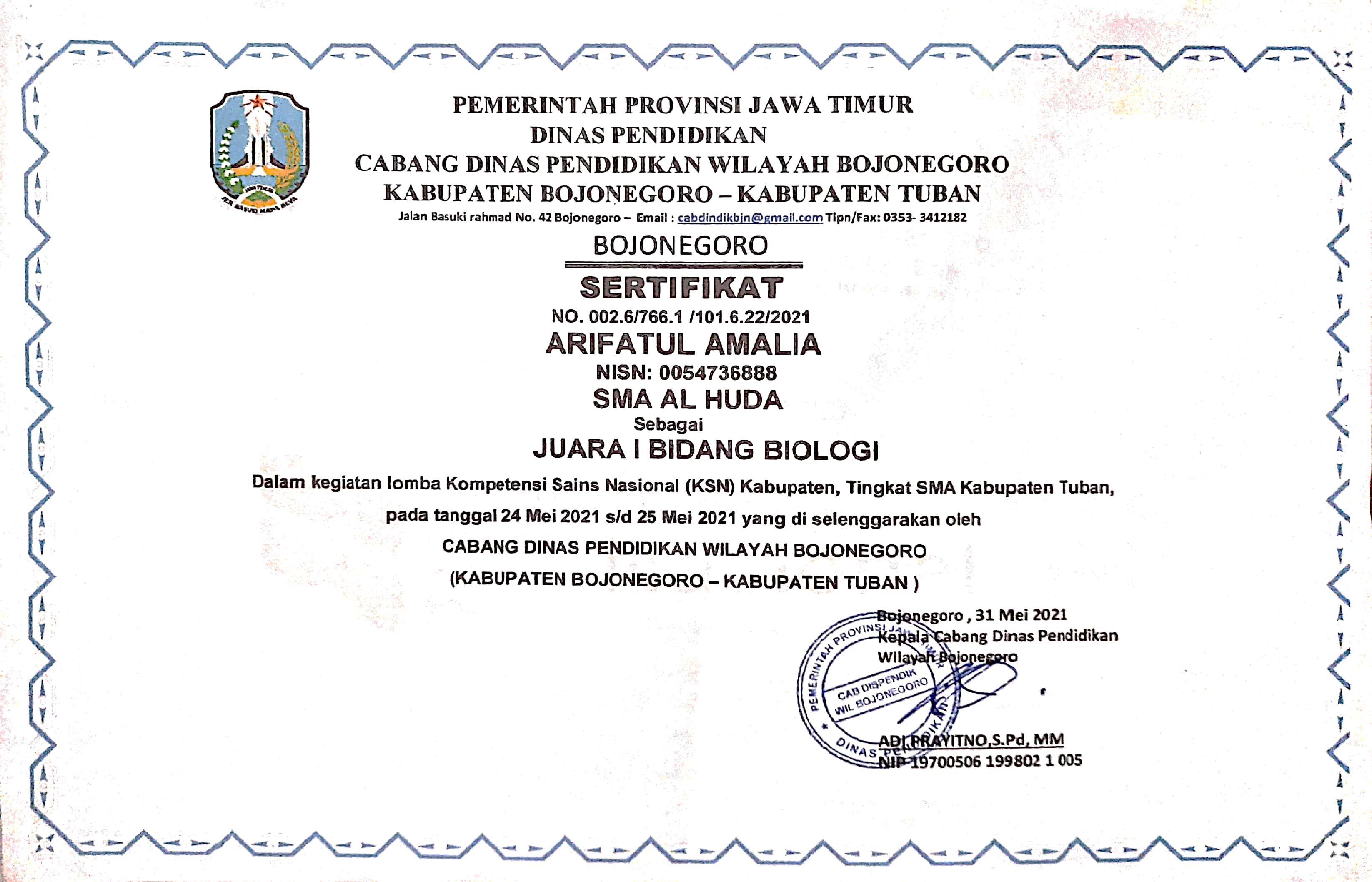 KSN Kabupaten Biologi