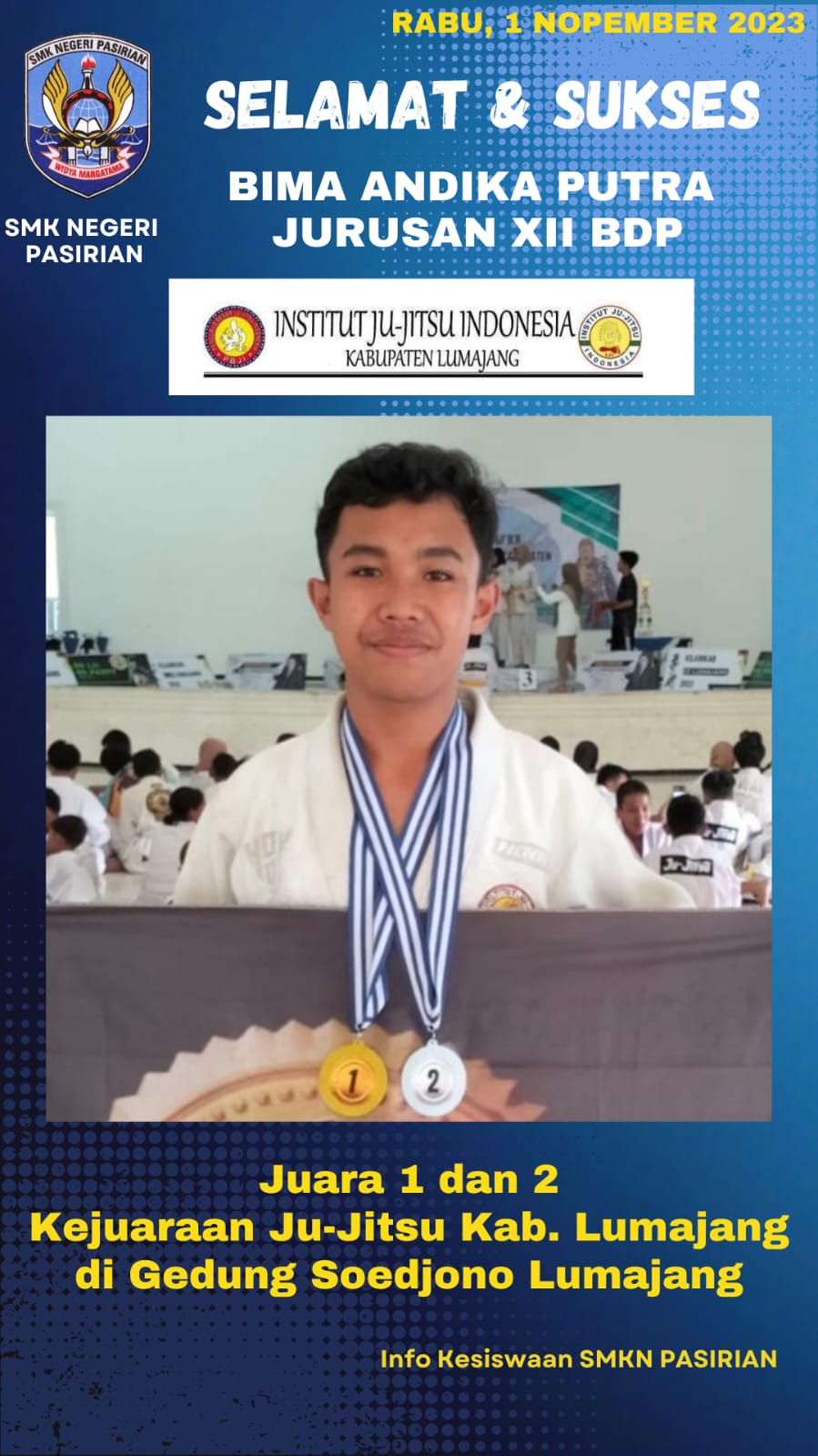 JUARA 1 DAN 2 JU-JITSU