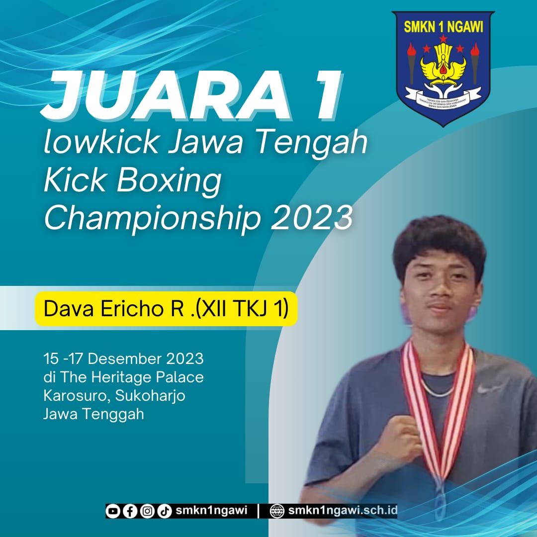 Low Kick 54 Kg Older Junior Putra dalam Kejuaraan Jawa Tengah Kick Boxing Championship di The Heritage Palace pada 15-17 Desember 2023