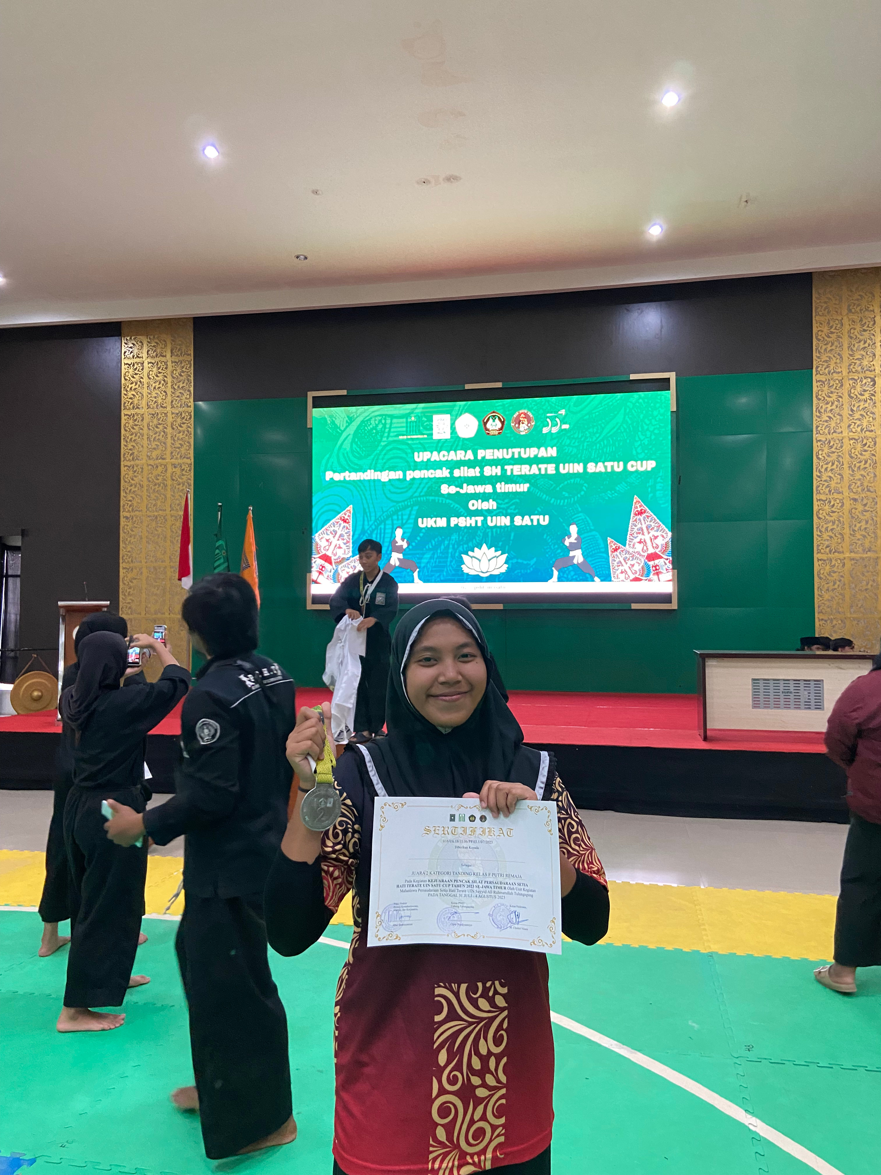 Pertandingan Pencak Silat SH Terate UIN Satu Cup se-Jawa Timur