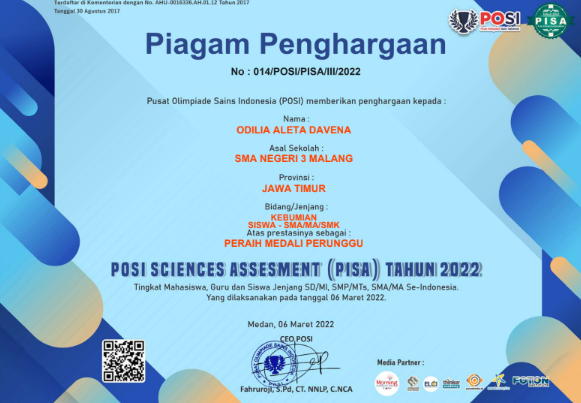 Posi Sciences Assessment (PISA) Tahun 2022