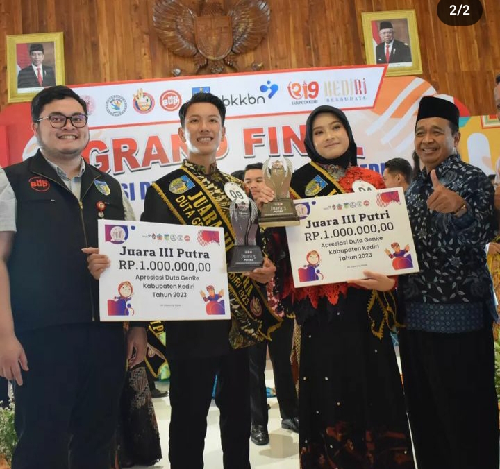 JUARA 3 PUTRI Apresiasi Duta Genre Kabupaten Kediri Tahun 2023