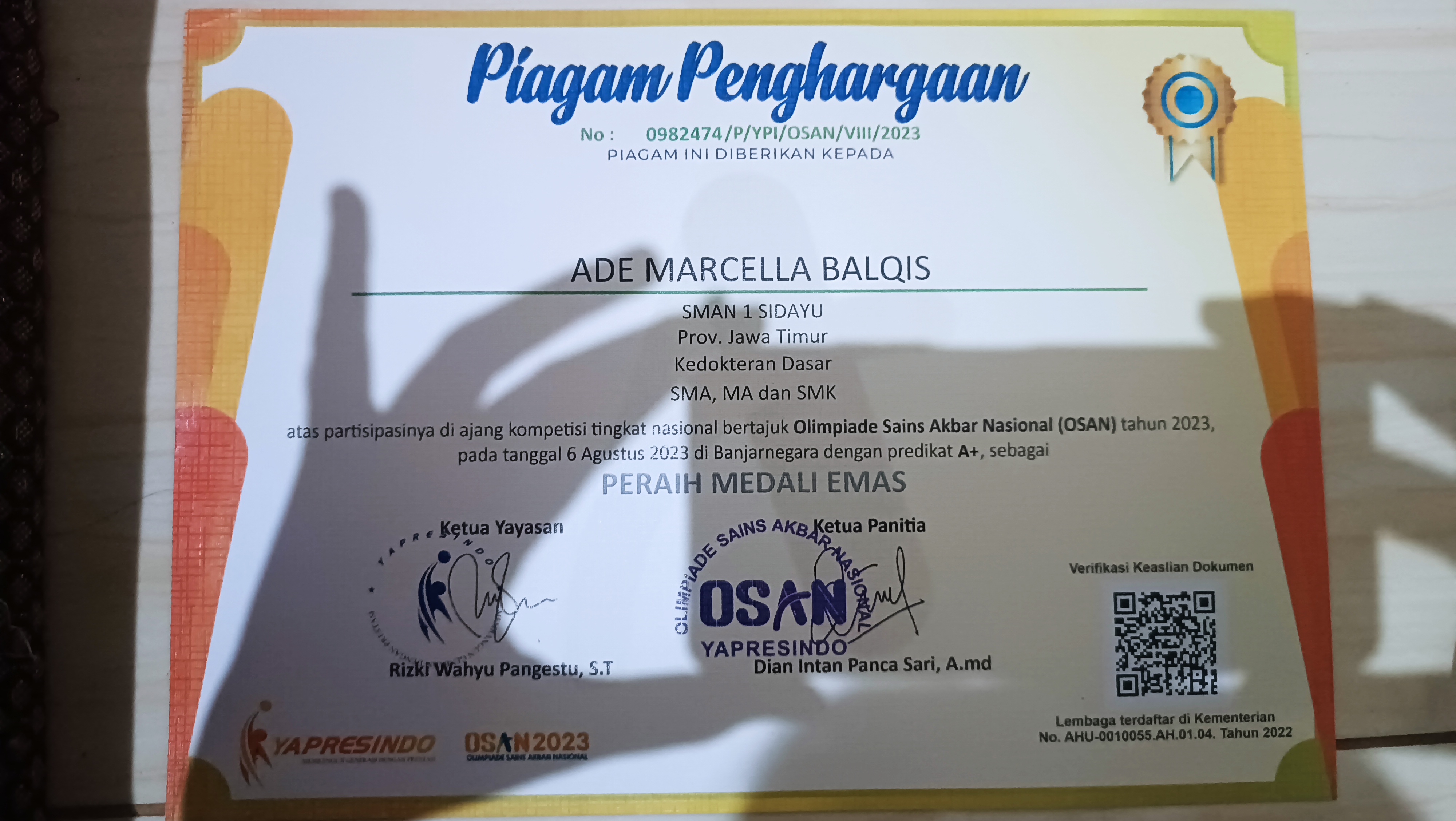 Olimpiade Sains Akbar Nasional