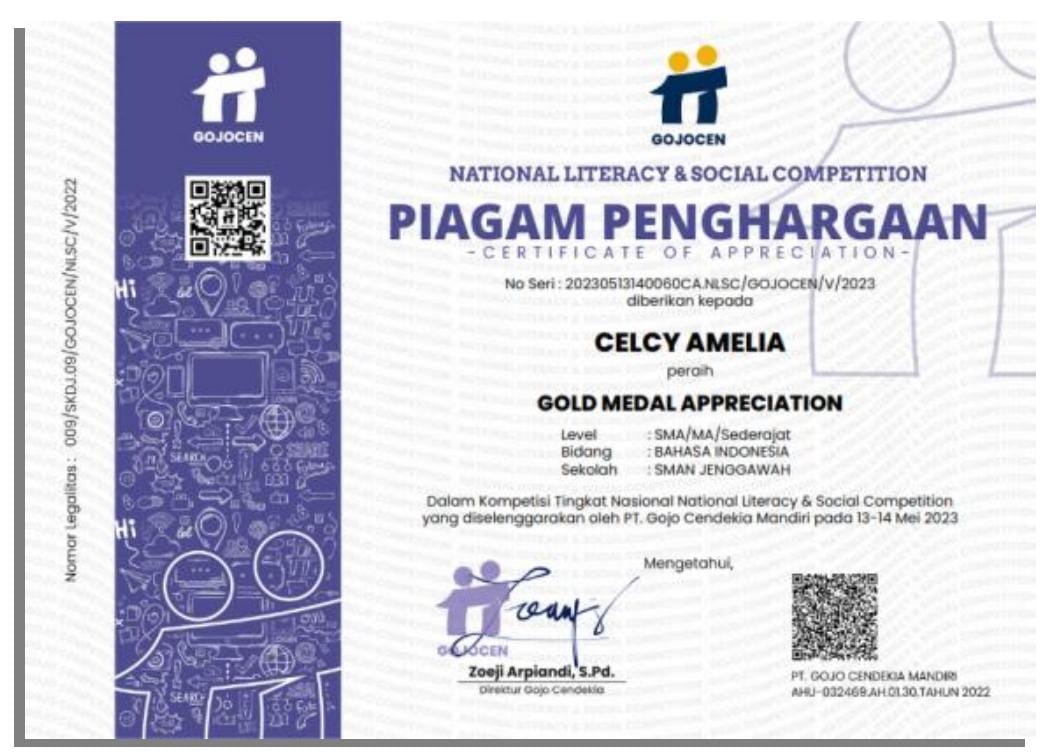 National Literacy & Social Competition Bidang Bahasa Indonesia