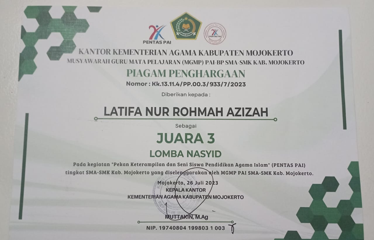 PEKAN KETRAMPILAN DAN SENI SISWA PENDIDIKAN AGAMA ISLAM (PENTAS PAI)