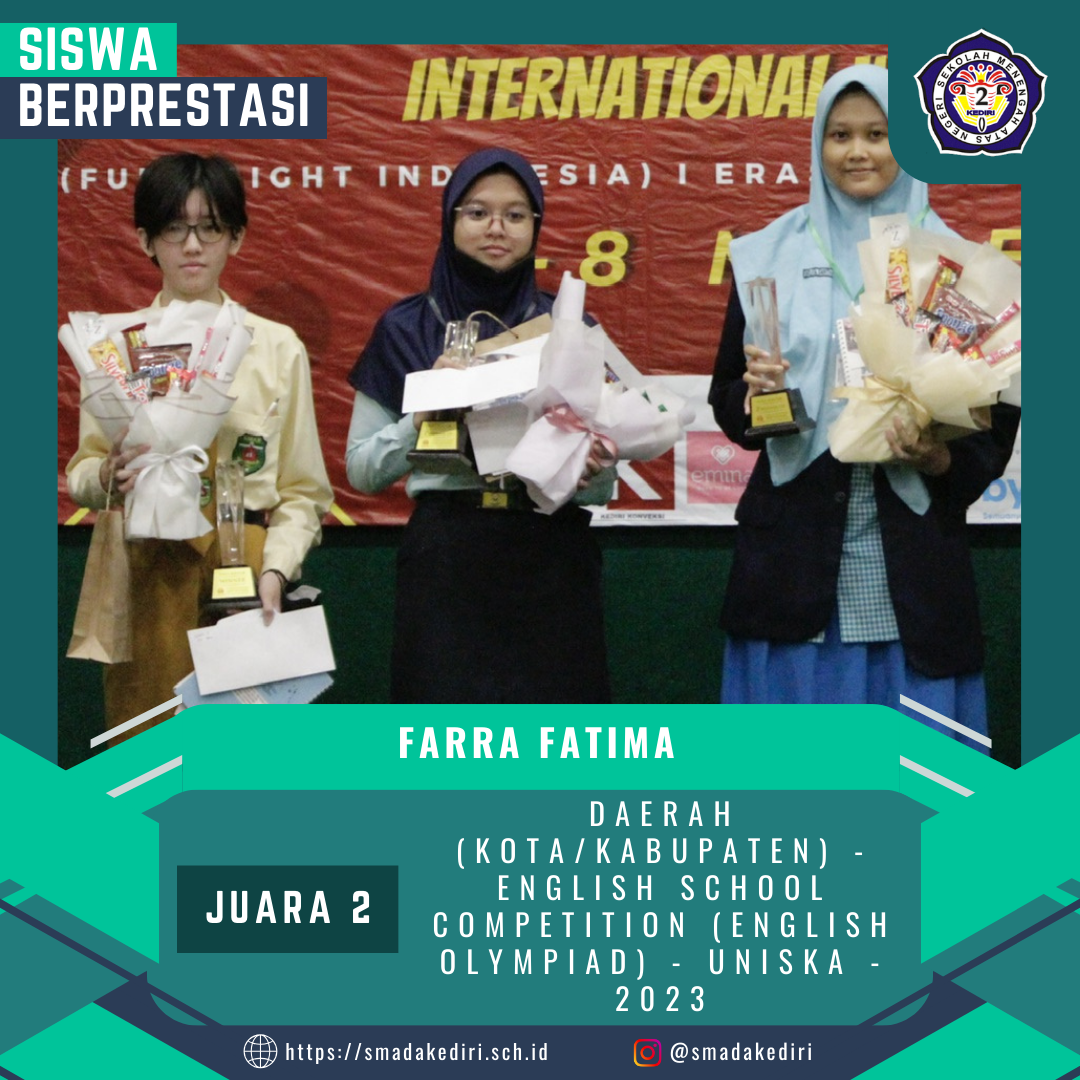 DAERAH (KOTA/KABUPATEN) - English School Competition (English Olympiad) - UNISKA - 2023