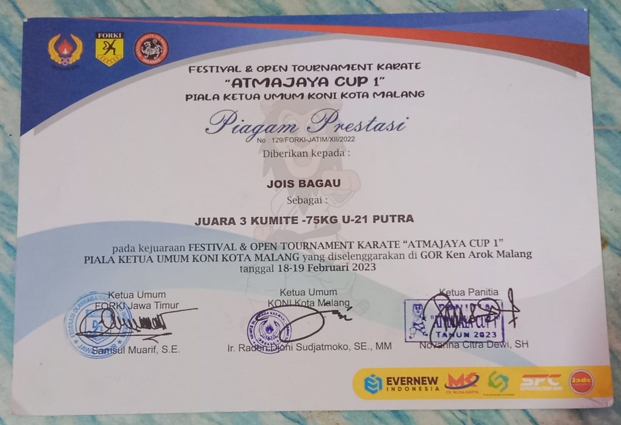 Festival dan Open Tournament  Karate Atma Jaya Cup 1