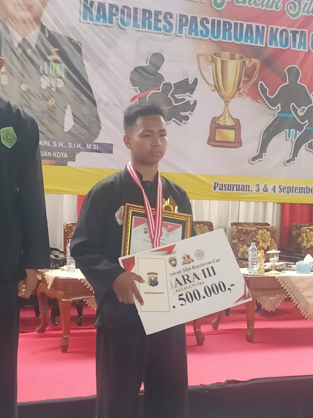 Kejuaraan Pencak Silat KAPOLRESTA CUP Pasuruan(Tanding G Putra)