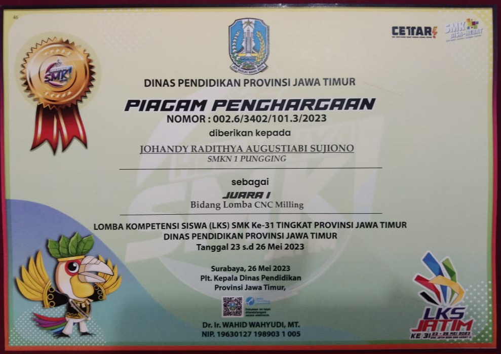 Lomba Kompetensi Siswa (LKS) SMK Ke-31 Tingkat Provinsi Jawa Timur