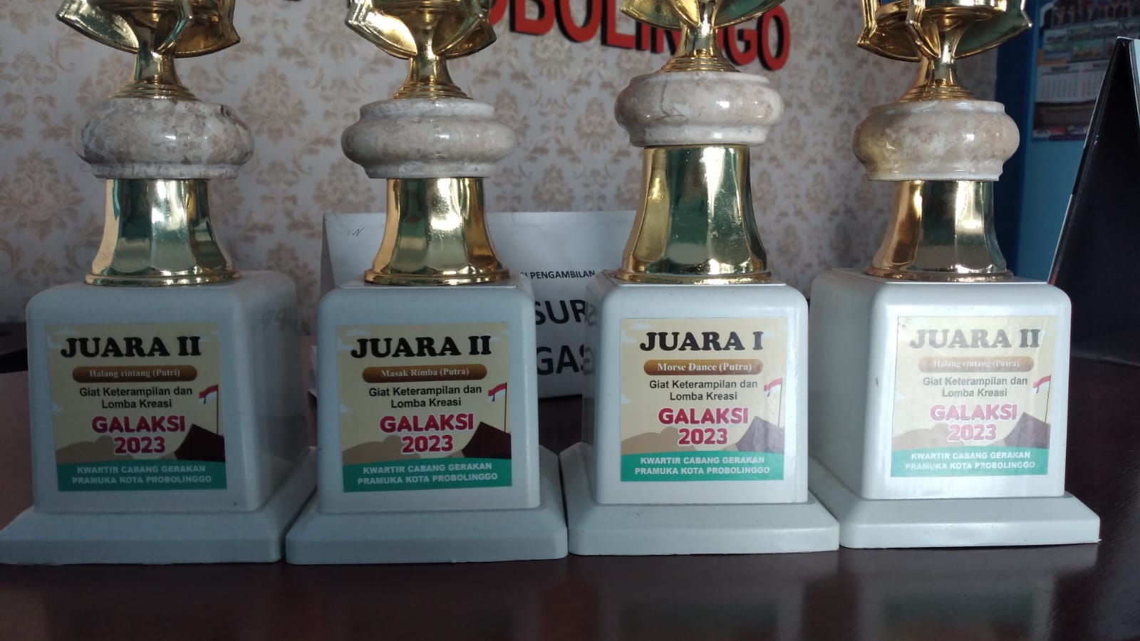 JUARA LOMBA GIAT KETERAMPILAN DAN LOMBA KREASI (GALAKSI) KATEGORI HALANG RINTANG PUTRI