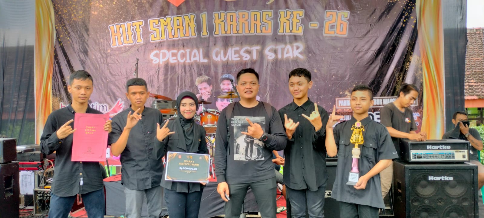 Festival Band HUT SMAN 1 Karas Ke- 61