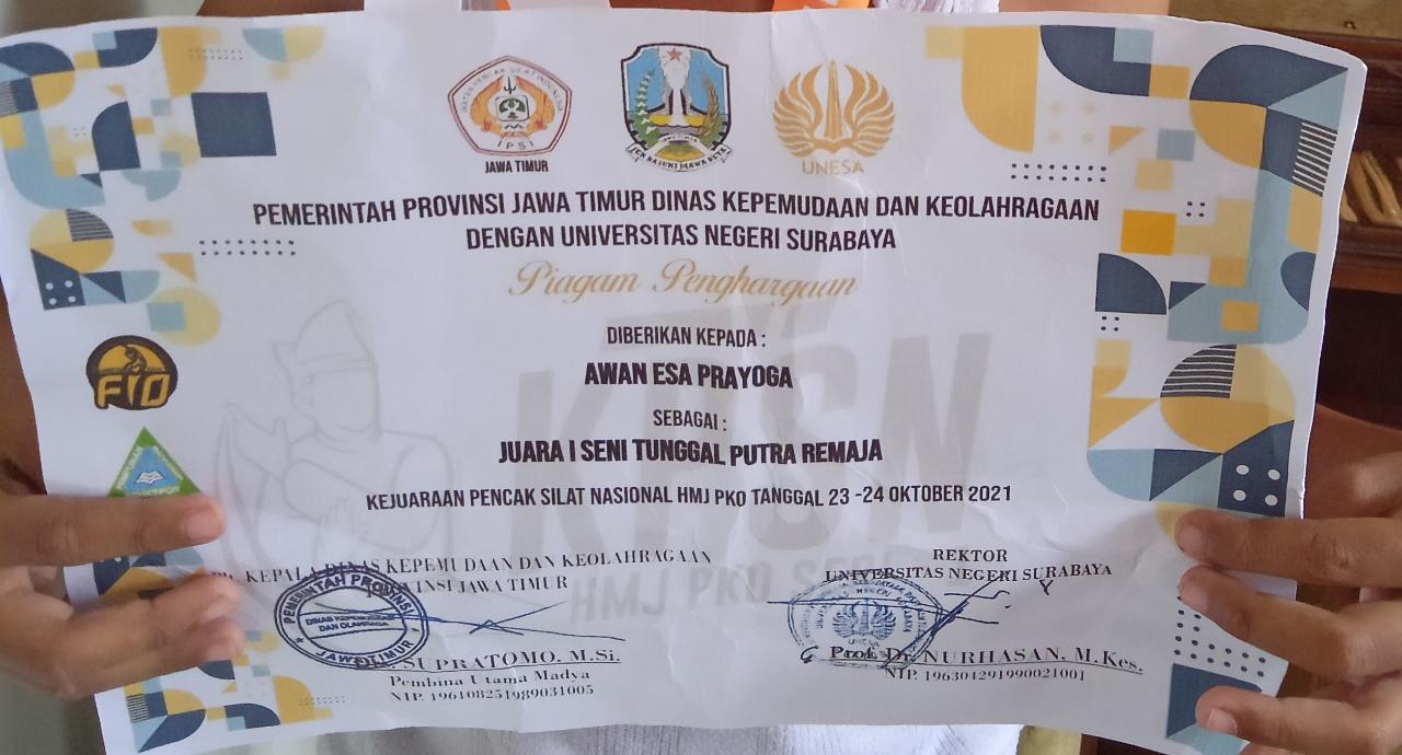 KPSN (KEJURUAN PENCAK SILAT NASIONAL) SENI TUNGGAL 