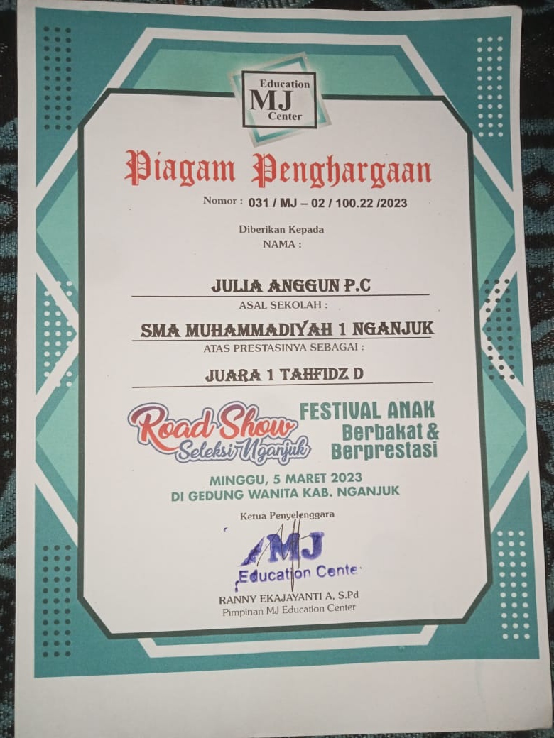 Tahfidz tingkat D
