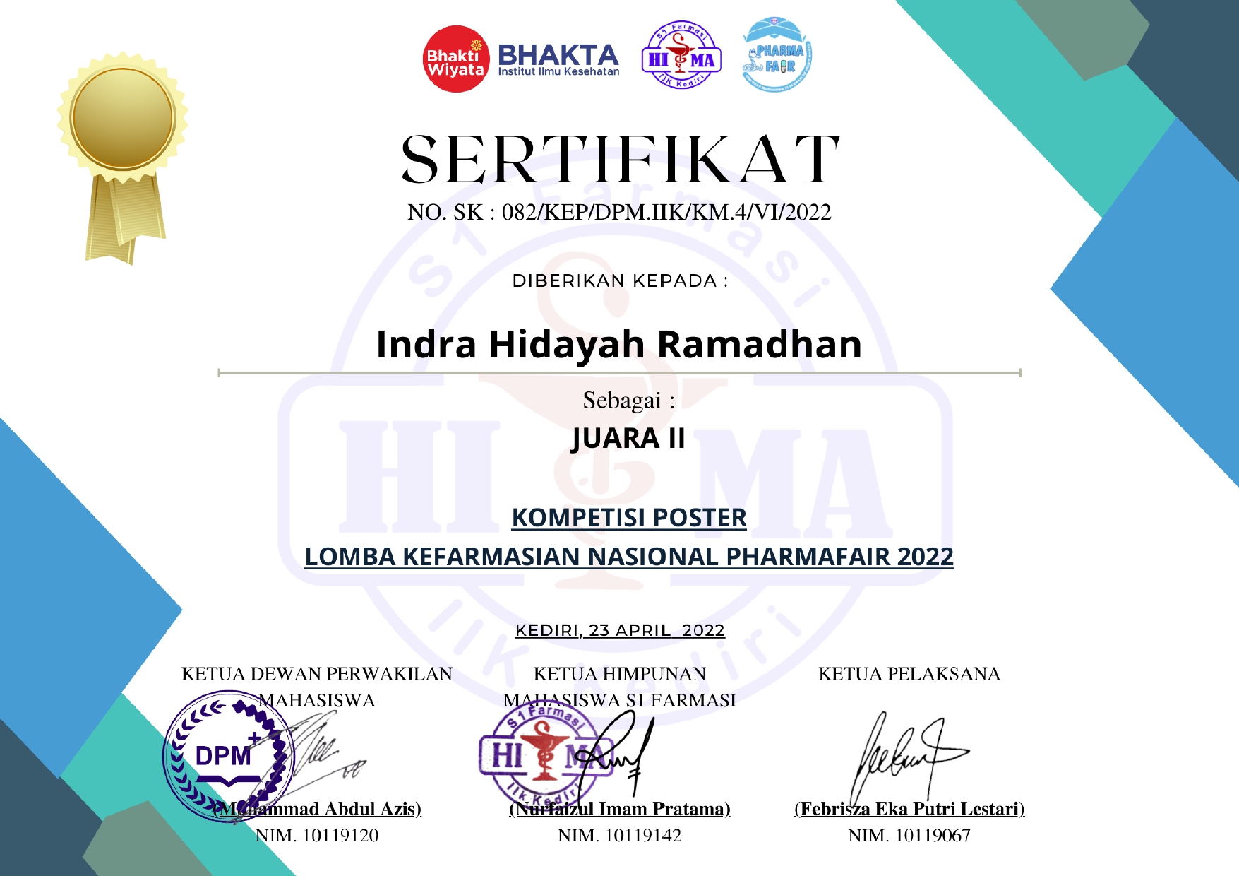 KOMPETISI POSTER LOMBA KEFARMASIAN NASIONAL PHARMAFAIR 2022