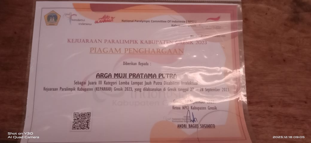 Lompat Jauh Putra, Kejuaraan Paralimpik Gresik