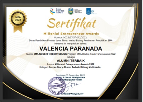 Milenial Enterpreneur Award 2022