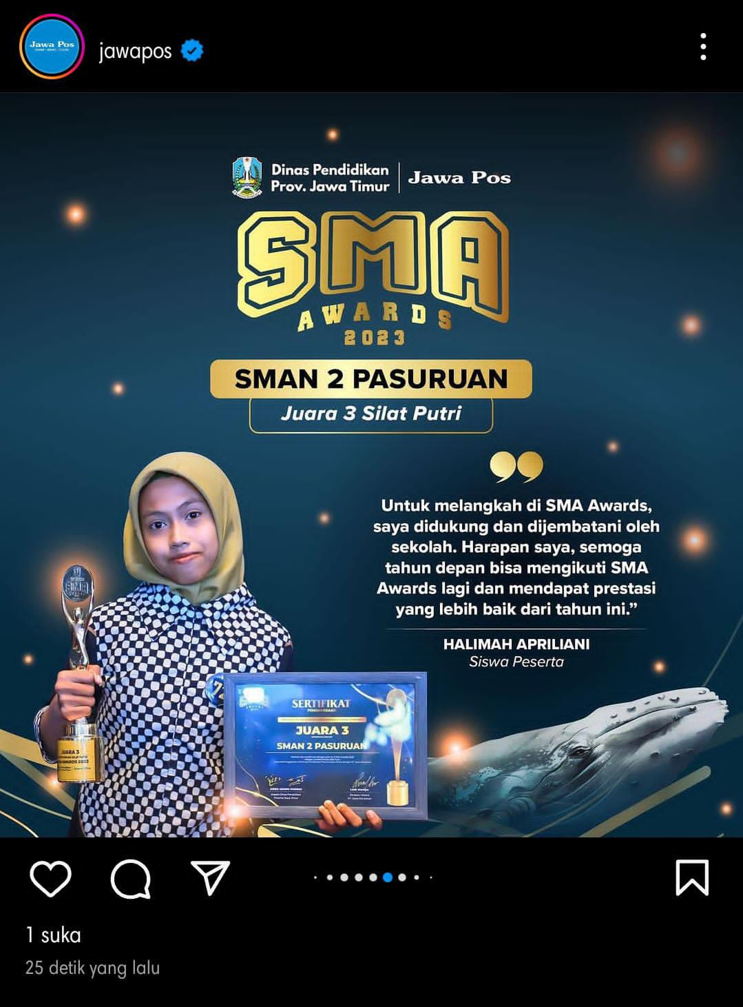 PENCAK SILAT PUTRI SMA AWARD