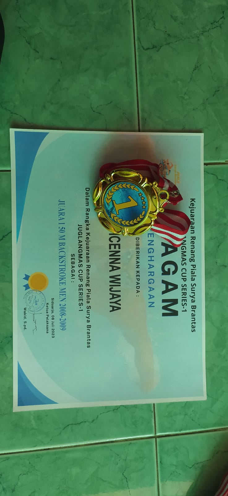 KEJUARAAN RENANG PIALA SURYA BRANTAS JUGLANGMAS CUP SERIES-1 50M