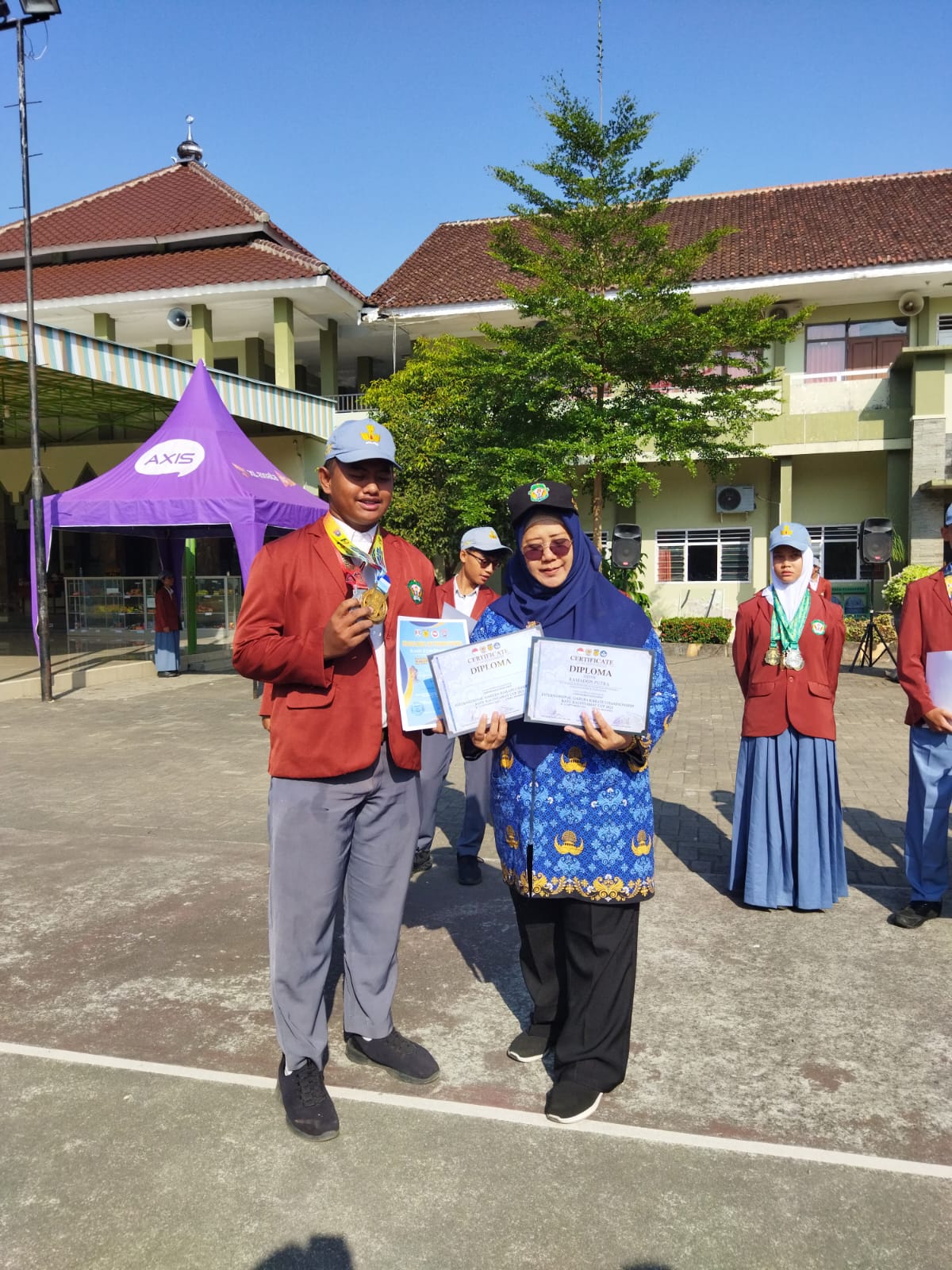 JUARA 1 KUMITE 84KG SENIOR PUTRA INTERNATIONAL MAGELANG KARATE CHAMPIONSHIP 2023 