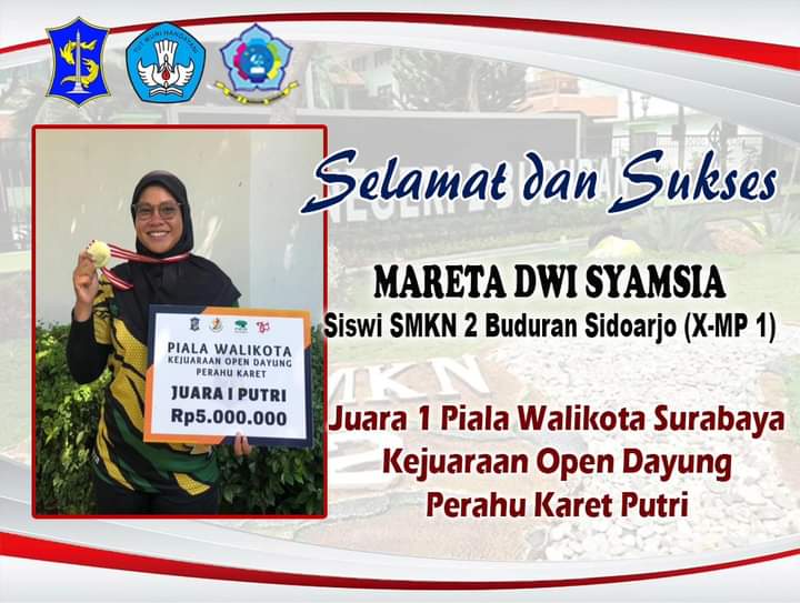 Piala Walikota Surabaya Kejuaraan Open Dayung Perahu Karet Putri