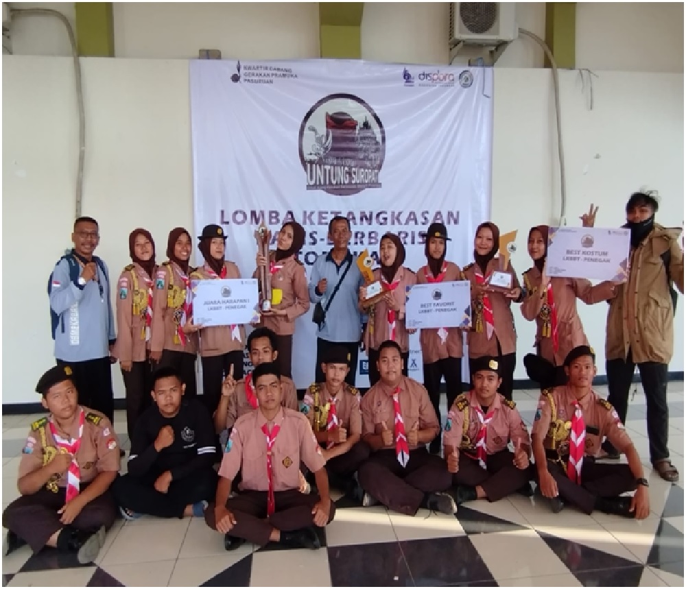 Lomba Ketangkasan Baris Berbaris Tongkat