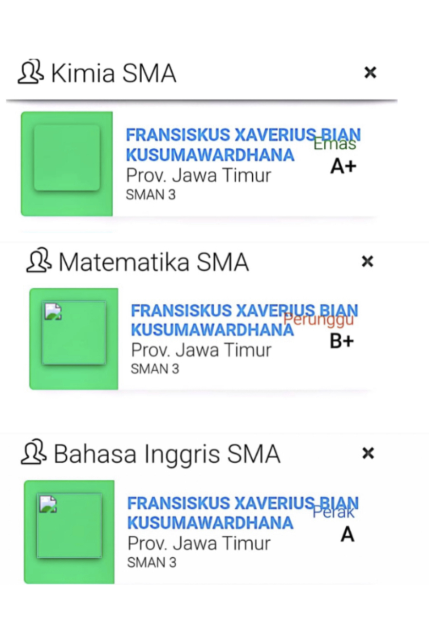 Medali Emas Kimia, Medali Perak Bahasa Inggris, Medali Perunggu Matematika OSPAN 2022