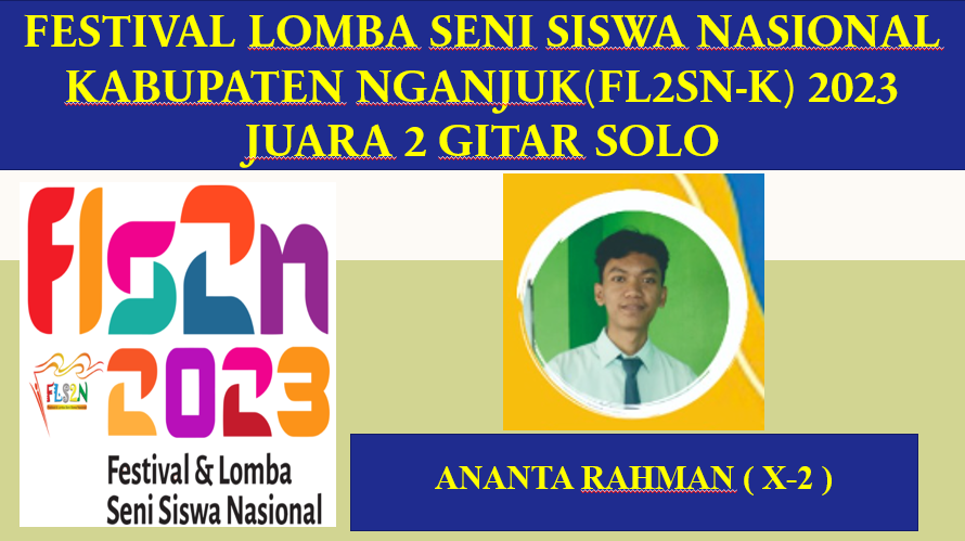 FESTIVAL LOMBA SENI SISWA NASIONAL GITAR SOLO KABUPATEN 2023