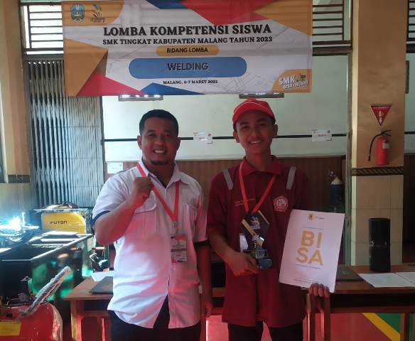 juara 3 Welding - LKS (Lomba Kompetensi Siswa) tingkat Kabupaten Malang 