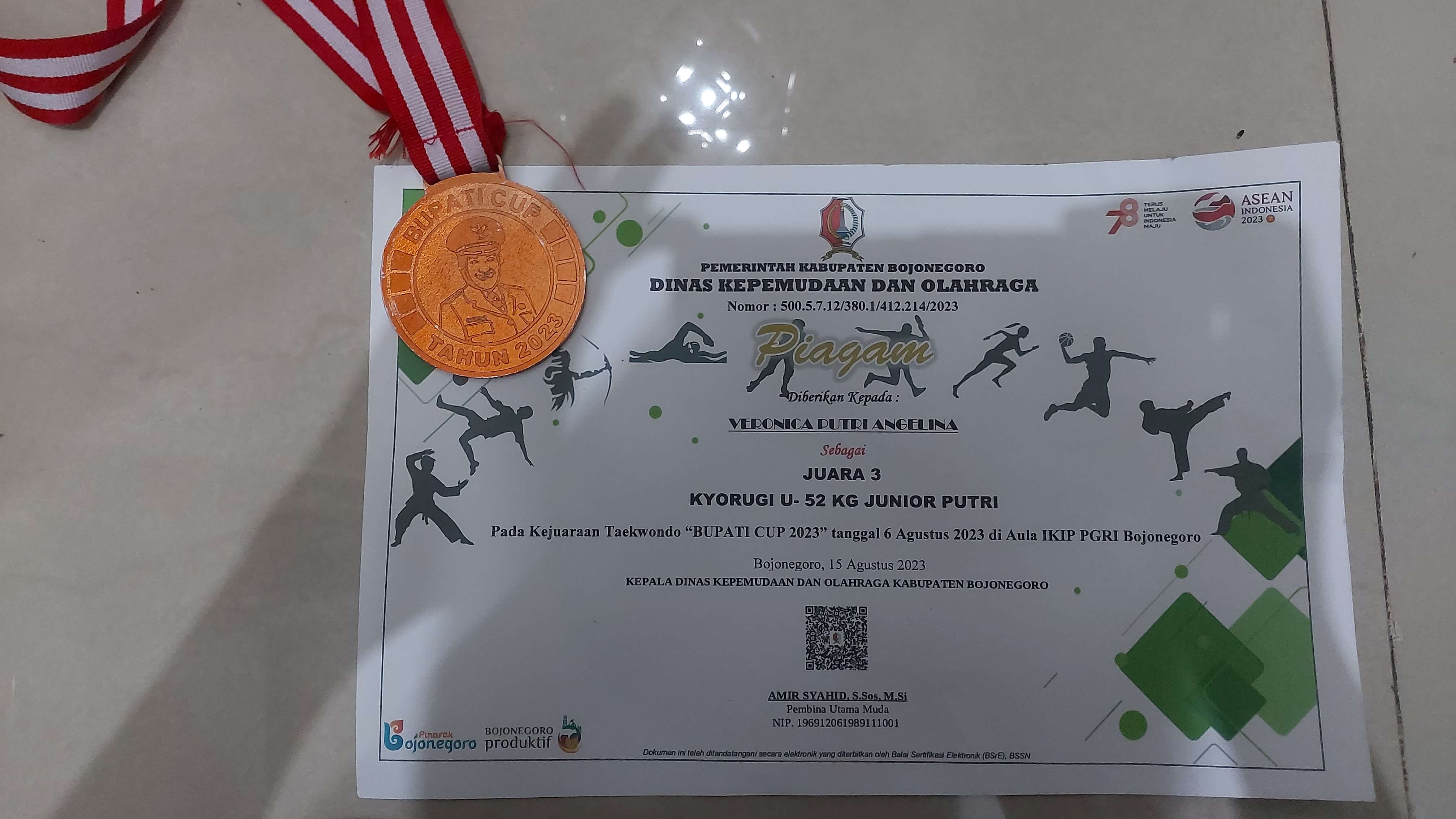 KEJUARAAN TAEKWONDO BUPATI-CUP 2023