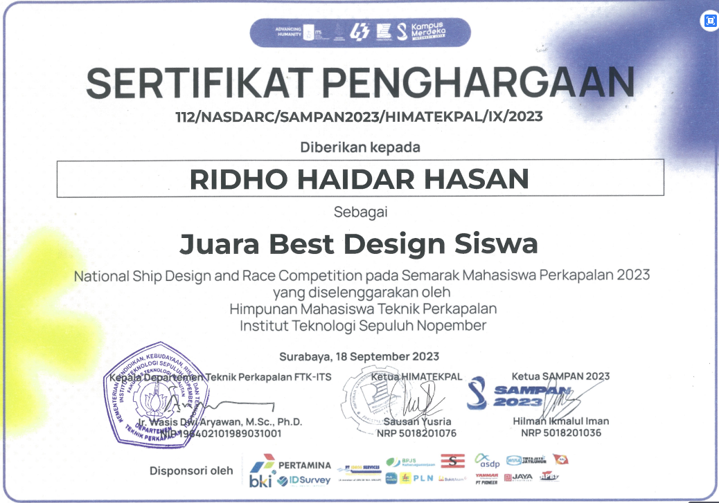 Best Design Nasional Desain and Race Competition