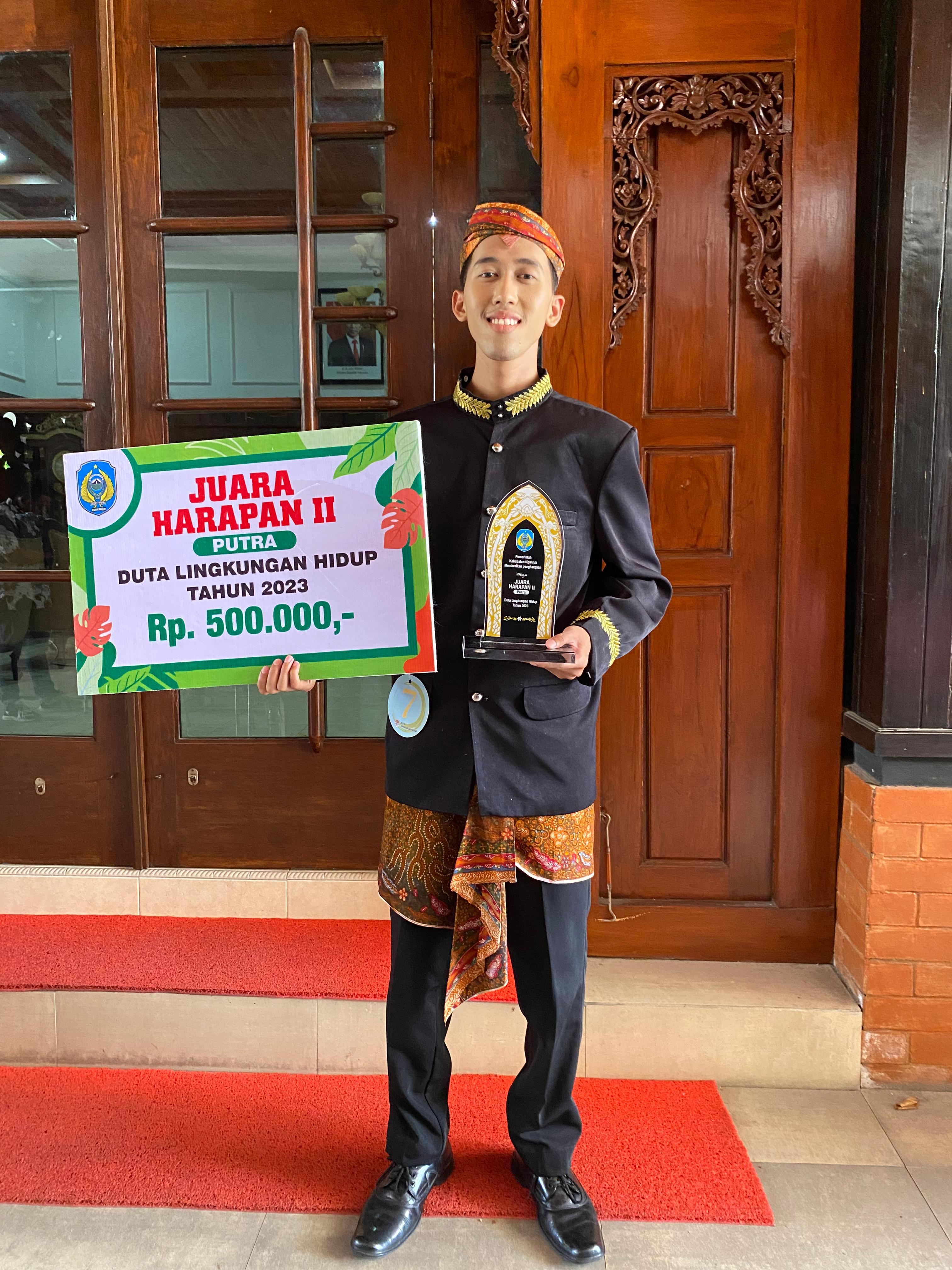 JUARA HARAPAN 2 LOMBA PEMILIHAN DUTA LINGKUNGAN HIDUP KABUPATEN NGANJUK