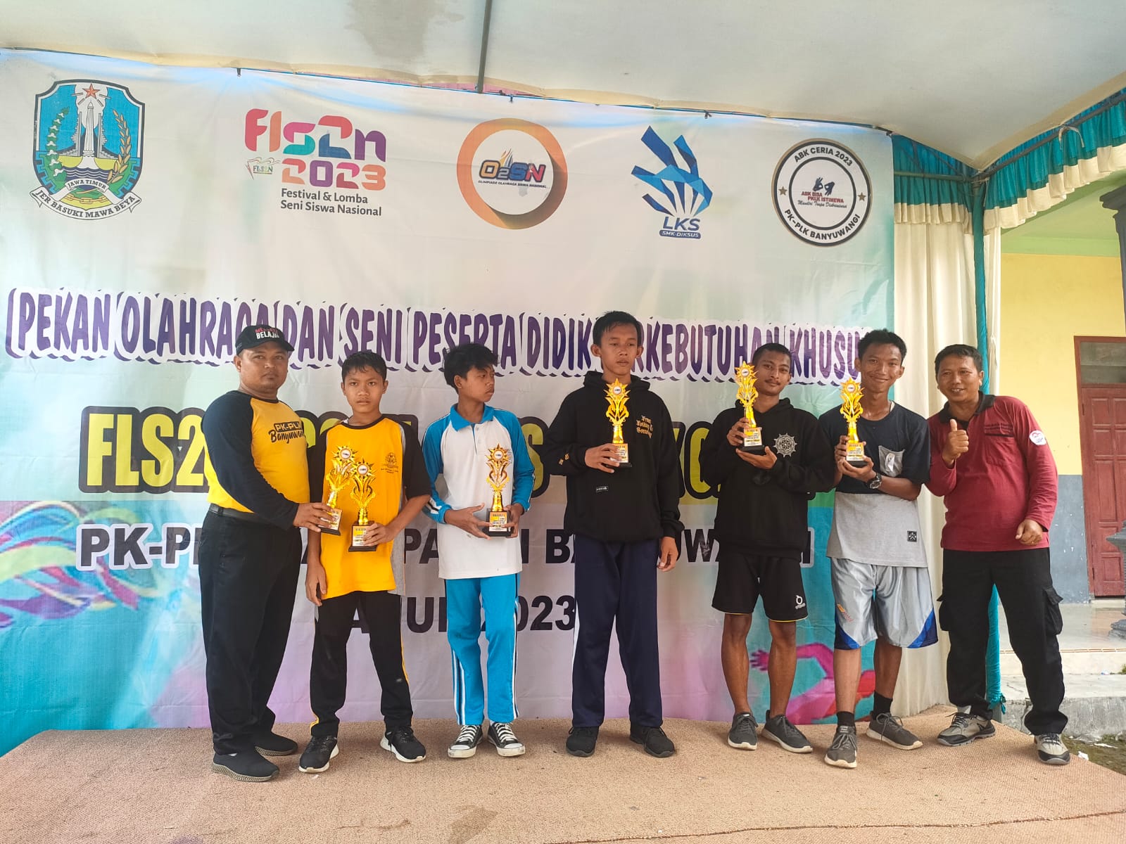 O2SN-PDBK Tingkat Kabupaten Banyuwangi Tahun 2023 Bidang Lomba Lari 100 meter Putra