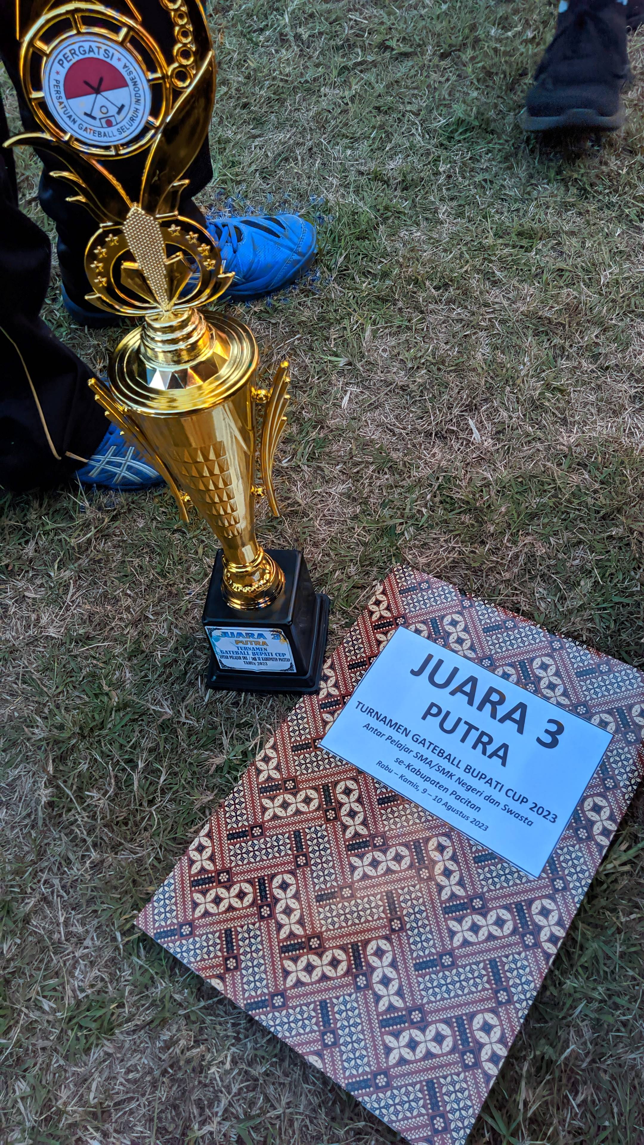 Gateball piala Bupati Cup 2023 - Tim Putra