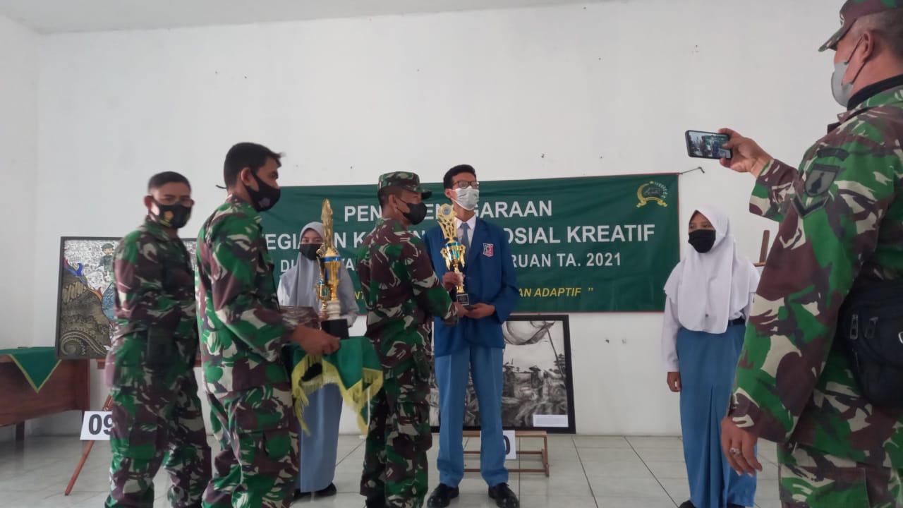 Lomba Lukis Komsos Kreatif di Kodim 0819 Pasuruan