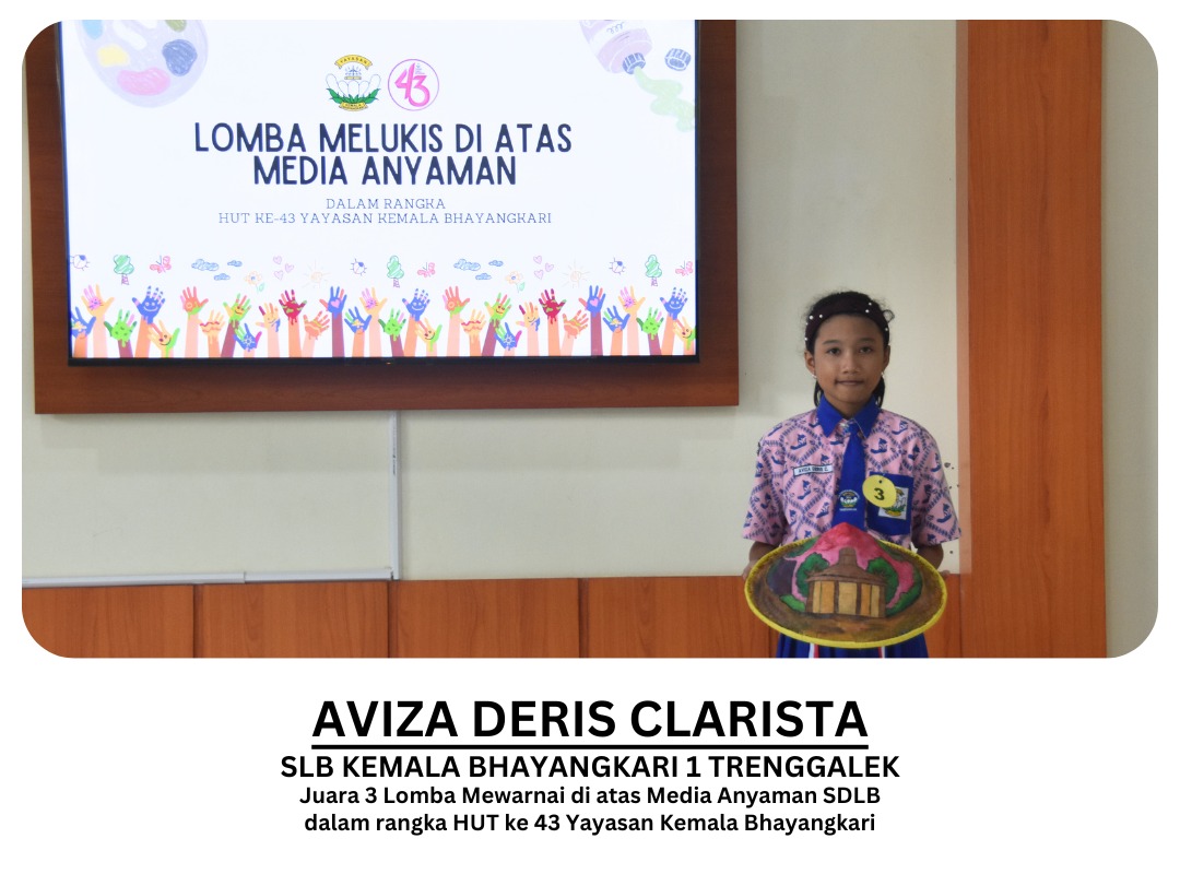 Lomba Mewarnai di atas Media Anyaman dalam rangka HUT ke 43 Yayasan Kemala Bhayangkari