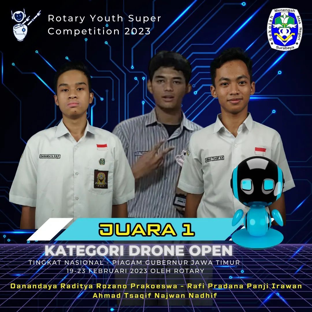 Lomba Robotika Tingkat Nasional Rotary Youth Super Competition 2023, Kategori Drone Open