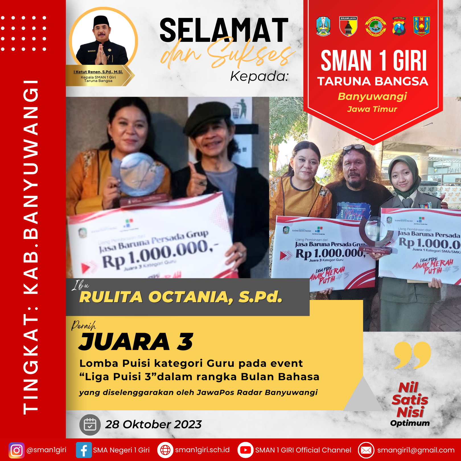 Lomba Puisi Kategori Guru pada event \